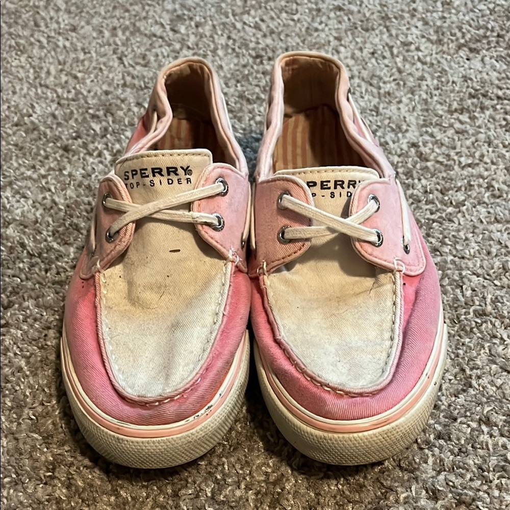 Sperry Women’s Pink Boat Shoes 8.5